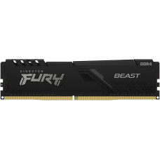 Память DDR4 16GB 3200MHz Kingston KF432C16BB/16 Fury Beast Black RTL Gaming PC4-25600 CL16 DIMM 288-pin 1.35В single rank с радиатором Ret