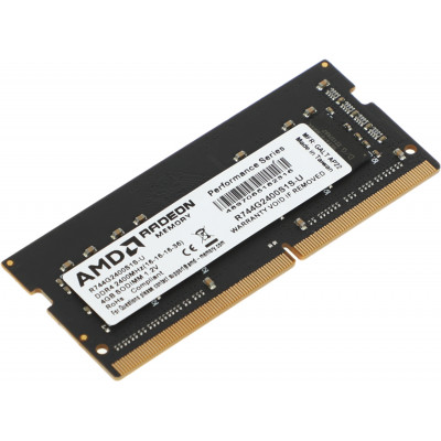 Память DDR4 4Gb 2400MHz AMD R744G2400S1S-U Radeon R7 Performance Series RTL PC4-19200 CL16 SO-DIMM 260-pin 1.2В Ret
