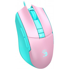 Мышь A4Tech Bloody L65 Max розовый/голубой оптическая 12000dpi USB 6but (L65 MAX/SKY PINK)