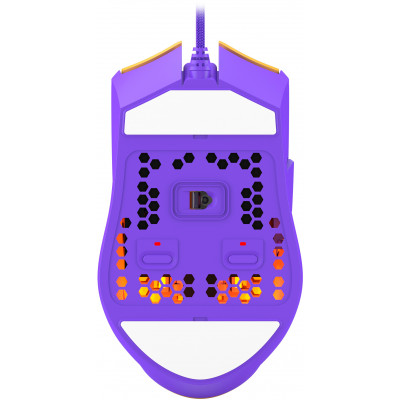 Мышь A4Tech Bloody L65 Max желтый/фиолетовый оптическая 12000dpi USB 6but (L65 MAX/ROYAL VIOLET)