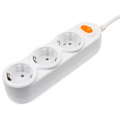 Сетевой удлинитель Powercube PC-1-3M 3м (3 розетки) белый (коробка)