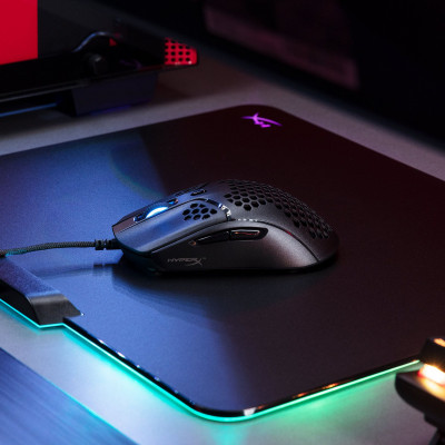 Мышь HyperX Pulsefire Haste черный оптическая (16000dpi) USB (5but)