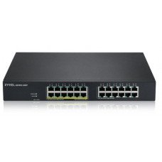 Коммутатор Zyxel GS1915-24EP-EU0101F (L2) 24x1Гбит/с 12PoE+ 130W управляемый