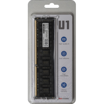 Память DDR3 4Gb 1600MHz Hikvision HKED3041AAA2A0ZA1/4G RTL PC3-12800 CL11 DIMM 240-pin 1.5В