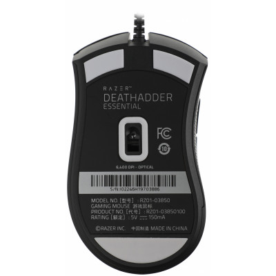 Мышь Razer DeathAdder Essential черный оптическая 6400dpi USB 5but (RZ01-03850100-R3C1)