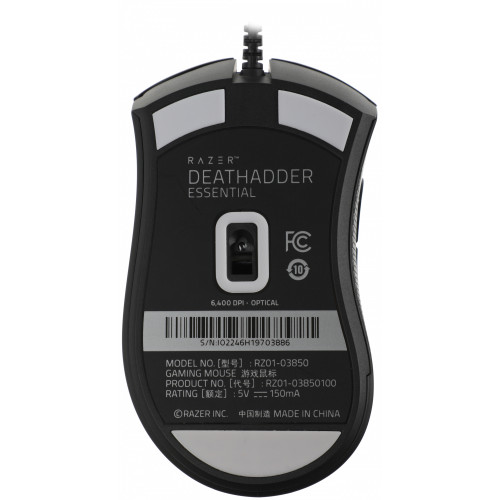 Мышь Razer DeathAdder Essential черный оптическая 6400dpi USB 5but (RZ01-03850100-R3C1)