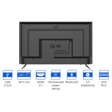 Телевизор LED Kivi 55" 55U740NB Android TV черный 4K Ultra HD 60Hz DVB-T DVB-T2 DVB-C USB WiFi Smart TV