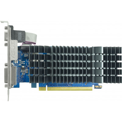 Видеокарта Asus PCI-E 2.0 GT710-SL-2GD3-BRK-EVO NVIDIA GeForce GT 710 2Gb 64bit DDR3 954/900 DVIx1 HDMIx1 CRTx1 HDCP Ret low profile