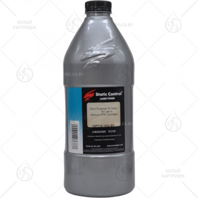 Тонер HP LJ 1005/1006 (MPT10), 1 кг, Static Control (Silver) (9 шт. в коробке)