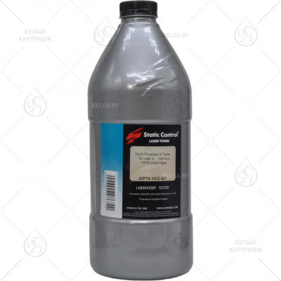 Тонер HP LJ 1200/1010 (MPT9), 1 кг, Static Control (Silver) (9 шт. в коробке)