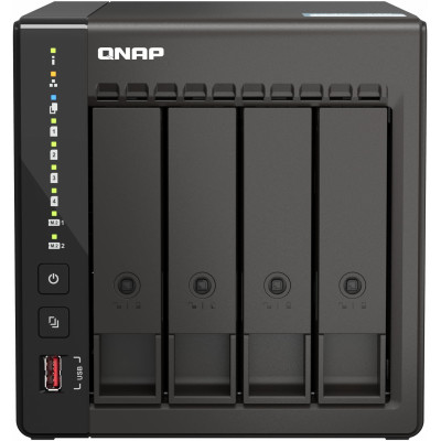 Сетевое хранилище NAS Qnap Original TS-453E-8G 4-bay настольный Celeron J6412