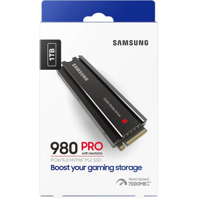 Накопитель SSD Samsung PCIe 4.0 x4 1TB MZ-V8P1T0CW 980 PRO M.2 2280