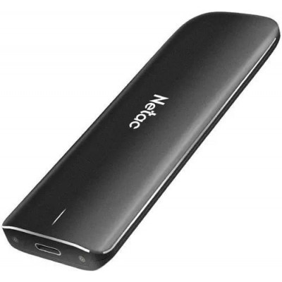 Накопитель SSD Netac USB-C 500Gb NT01ZX-500G-32BK ZX 1.8" черный