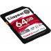 Флеш карта SDXC 64GB Kingston SDR2/64GB Canvas React Plus w/o adapter