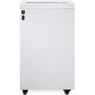 Шредер Heleos УО65-4 серый (секр.P-4) фрагменты 30лист. 65лтр. скрепки скобы пл.карты CD