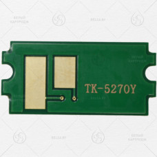 Чип KM P6230/M6230/M6630 (TK-5270) Yellow (6K)
