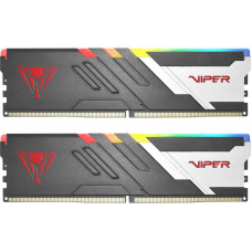 Память DDR5 2x32Gb 5200MHz Patriot PVVR564G520C40K Viper Venom RGB RTL Gaming PC5-41600 CL40 DIMM 288-pin 1.35В с радиатором Ret