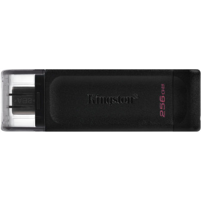 Флеш Диск Kingston 256Gb DataTraveler 70 Type-C DT70/256GB USB3.2 черный