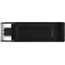 Флеш Диск Kingston 256Gb DataTraveler 70 Type-C DT70/256GB USB3.2 черный