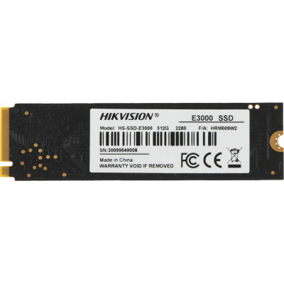 Накопитель SSD Hikvision PCIe 3.0 x4 512GB HS-SSD-E3000/512G HS-SSD-E3000/512G Hiksemi E3000 M.2 2280