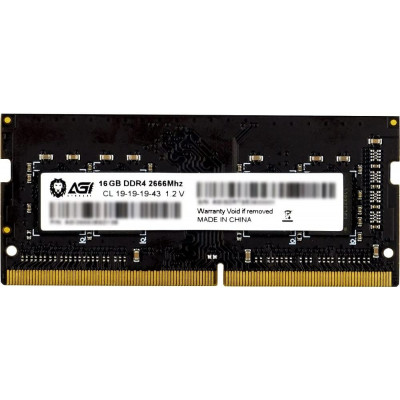 Память DDR4 16Gb 2666MHz AGi AGI266616SD138 SD138 RTL PC4-21300 CL19 SO-DIMM 260-pin 1.2В Ret Память DDR4 16Gb 2666MHz AGi AGI266616SD138 SD138 RTL PC4-21300 CL19 SO-DIMM 260-pin 1.2В Ret