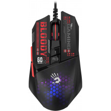 Мышь A4Tech Bloody W60 Max Mini черный/рисунок оптическая 12000dpi USB 9but