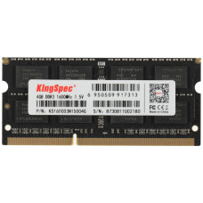 Память DDR3 4GB 1600MHz Kingspec KS1600D3N15004G RTL PC3-12800 CL11 SO-DIMM 204-pin 1.5В single rank Ret