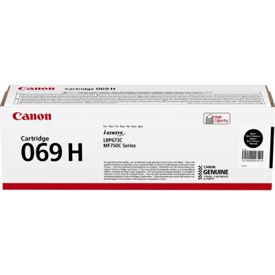 Картридж лазерный Canon 069HBK 5098C002/004 черный (7600стр.) для Canon MF752Cdw/MF754Cdw, LBP673Cdw
