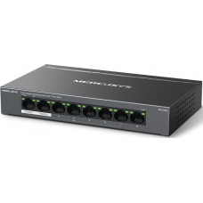 Коммутатор Mercusys MS108GP (L2) 8x1Гбит/с 7PoE+ 65W неуправляемый