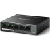 Коммутатор Mercusys MS105GP (L2) 5x1Гбит/с 4PoE+ 65W неуправляемый