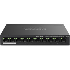 Коммутатор Mercusys MS110P (L2) 10x100Мбит/с 8PoE+ 65W неуправляемый