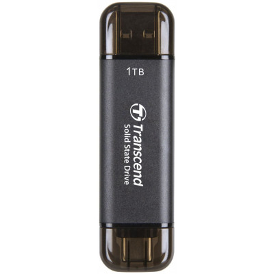 Накопитель SSD Transcend USB-C 1TB TS1TESD310C серый