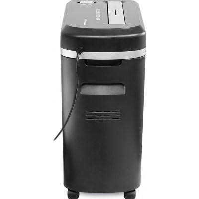 Шредер Heleos УМ22-5 черный (секр.P-5) фрагменты 10лист. 22лтр. скрепки скобы пл.карты CD