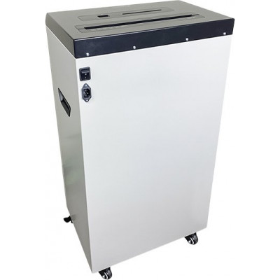 Шредер Heleos СП65-4 белый/черный (секр.P-4) фрагменты 30лист. 65лтр. скрепки скобы пл.карты CD