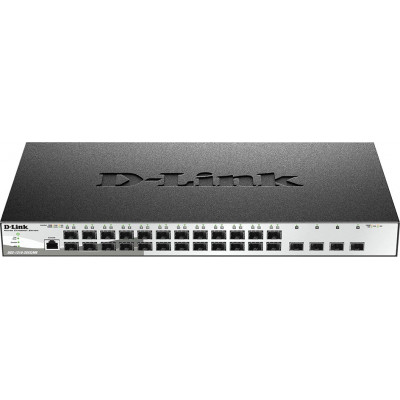 Коммутатор D-Link DGS-1210-28XS/ME/B2A (L2) 4x10Гбит/с 24SFP управляемый