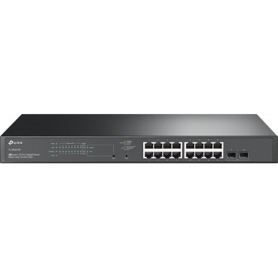 Коммутатор TP-Link SG2218P (L2) 16x1Гбит/с 2SFP 16PoE+ 150W управляемый