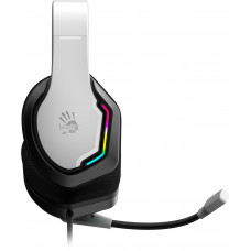 Наушники с микрофоном A4Tech Bloody G260p белый/черный 2м мониторные USB оголовье (G260P)