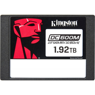 Накопитель SSD Kingston SATA-III 1.92TB SEDC600M/1920G DC600M 2.5" 1 DWPD