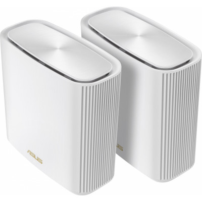 Бесшовный Mesh роутер Asus ZenWiFi XT9 (W-2-PK) AX7800 10/100/1000/2500BASE-T белый (упак.:2шт)
