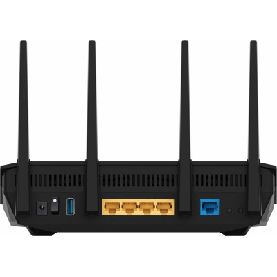 Роутер беспроводной Asus RT-AX5400 AX5400 10/100/1000BASE-TX/4G ready черный