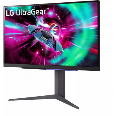 Монитор LG 27" UltraGear 27GR93U-B черный IPS LED 16:9 HDMI матовая HAS 320cd 178гр/178гр 3840x2160 144Hz G-Sync FreeSync Premium DP UHD USB 6.4кг