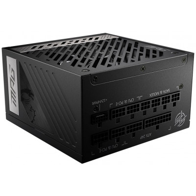 Блок питания MSI ATX 1000W MPG A1000G 80+ gold 24pin APFC 135mm fan 12xSATA Cab Manag RTL