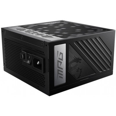 Блок питания MSI ATX 1000W MPG A1000G 80+ gold 24pin APFC 135mm fan 12xSATA Cab Manag RTL