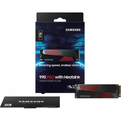Накопитель SSD Samsung PCIe 4.0 x4 1TB MZ-V9P1T0CW 990 Pro M.2 2280
