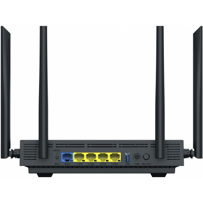 Роутер беспроводной Netis N6 AX1800 10/100/1000BASE-TX/4G ready черный