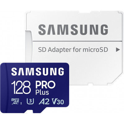 Флеш карта microSDXC 128GB Samsung MB-MD128SA Pro PLUS V30 + adapter
