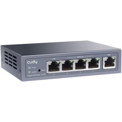 Маршрутизатор Cudy R700 10/100/1000BASE-T черный