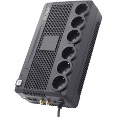 Источник бесперебойного питания Импульс Пионер 650 360Вт 650ВА черный