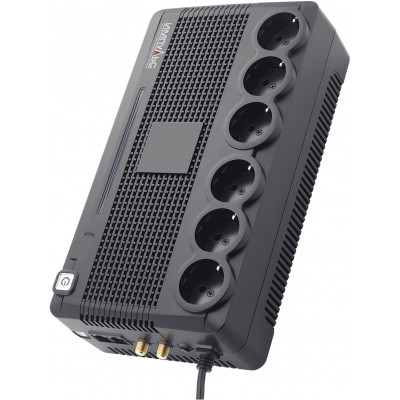 Источник бесперебойного питания Импульс Пионер 650 360Вт 650ВА черный