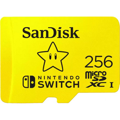 Флеш карта microSDXC 256GB Sandisk Nintendo Switch